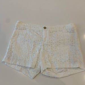 Lilly Pulitzer, white shorts